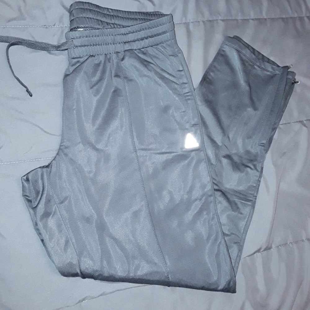 Grey track pants